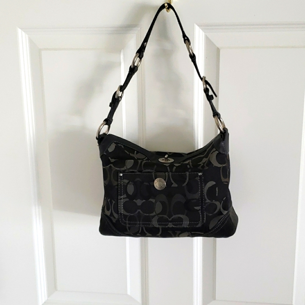 Coach signature handbag